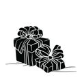 Gift vector. Royalty Free Stock Photo