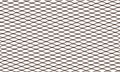 Illustration of mesh, fishnet. Black wavy lines on white backdrop, vector seamless pattern. Royalty Free Stock Photo