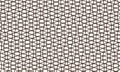 Illustration of mesh, fishnet. Black wavy lines on white backdrop, vector seamless pattern. Royalty Free Stock Photo