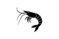 Shrimp vector art illustration eps Royalty Free Stock Photo