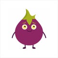 Funky Fig Cartoon Vector illustration Royalty Free Stock Photo