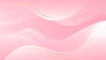 Elegant pink luxury wave background. Abstract gradient dynamic wallpaper with gold lines