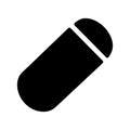 Capsule Icon Vector. Flat design style eps 10. Royalty Free Stock Photo