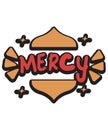 Mercy and Compassion in Ramadan - Islamic Typography Royalty Free Stock Photo