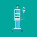 Medical Equipment-Anesthesia Machine vector artwork Royalty Free Stock Photo