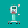 Medical Equipment-Anesthesia Machine vector artwork Royalty Free Stock Photo