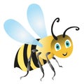Bee Vector illustration Clipart Royalty Free Stock Photo