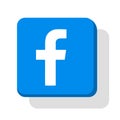 Facebook logo Royalty Free Stock Photo