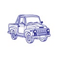 Truck Vector Graphic Design Royalty Free Stock Photo