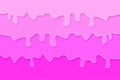 pink paint melted background. paint melting layered Royalty Free Stock Photo