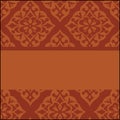 Seamless Luxury Damask Floral Ornament Pattern Vector Design. Royalty Free Stock Photo
