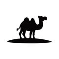 Classic Camel Silhouette Illustration Royalty Free Stock Photo