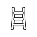 Grunge Ladder Silhouette Design Royalty Free Stock Photo