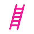 Modern Ladder Silhouette Artwork Royalty Free Stock Photo