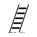 Bold Ladder Outline Illustration Royalty Free Stock Photo