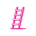 Minimalist Ladder Vector Design Royalty Free Stock Photo
