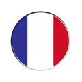 Flag of France vector - French flag Royalty Free Stock Photo