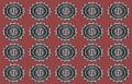 Print pattan flower samless best vector illustration Royalty Free Stock Photo