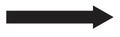 Black arrow icon vector. Black long arrow icon vector. black direction arrow . long arrow icon vector Royalty Free Stock Photo