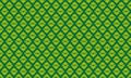 Seamless green leaf pattern with vintage ornamental design Royalty Free Stock Photo