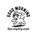 Good Morning T shirt design vector Royalty Free Stock Photo