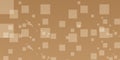 Minimalist brown geometric background â translucent square pattern for modern web textures or neutral designs Royalty Free Stock Photo