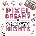 Pixel Dreams & Cassette Nights Typography Design Royalty Free Stock Photo