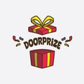 doorprize box Royalty Free Stock Photo