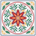 Symmetrical Mandala Pattern for Digital Downloads and Posters Royalty Free Stock Photo