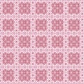 Intricate Pink Kawung Seamless Pattern Royalty Free Stock Photo