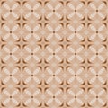 Earthy Kawung Geometric Seamless Pattern Royalty Free Stock Photo