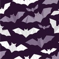 Geometric Bat Pattern on Dark Background Royalty Free Stock Photo