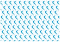 Wavy Blue Wrapping Paper Vector Design Royalty Free Stock Photo