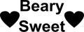 Beary Sweet jpg image with SVG Cutfile for Cricut and Silhouette Royalty Free Stock Photo