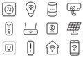 set of smart home icon Royalty Free Stock Photo
