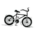 bike cartoon vector Royalty Free Stock Photo