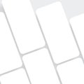 Blank mobile screens in diagonal view, minimal templates Royalty Free Stock Photo