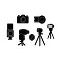 professional camera equipment design Royalty Free Stock Photo