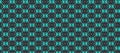 A pattern featuring a series of interlocking geometric shapes, primarily in bright turquoise and dark blue. Royalty Free Stock Photo