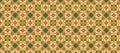 Seamless Ornate Pattern with Diamonds, Floral Motifs, and Geometric Interlocks in Earthy Tones Royalty Free Stock Photo