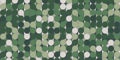 Pattern features a repetitive series of circles in various shades of green and white Royalty Free Stock Photo