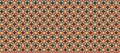Geometric pattern featuring interlocking squares in a repeated tessellation. Royalty Free Stock Photo