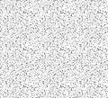 Dense pattern of small black abstract shapes on a white background. Royalty Free Stock Photo