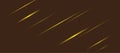 Diagonal gold lines on a dark brown background create a sleek, modern look. Royalty Free Stock Photo