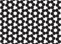 etric pattern featuring black hexagonal shapes arranged in a honeycomb Royalty Free Stock Photo