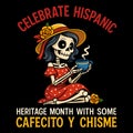 Celebrate Hispanic Heritage Month With Some Spice Cultural Illustration Royalty Free Stock Photo