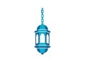 Stylized Islamic Lantern Vector Icon Royalty Free Stock Photo