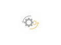 Process Workflow Gears with Arrows Icon Royalty Free Stock Photo