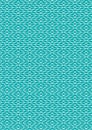 Teal geometric pattern with white lines and diamond shapes Royalty Free Stock Photo