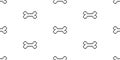 dog bone pixel seamless pattern cartoon doodle digital pet french bulldog puppy illustration Royalty Free Stock Photo